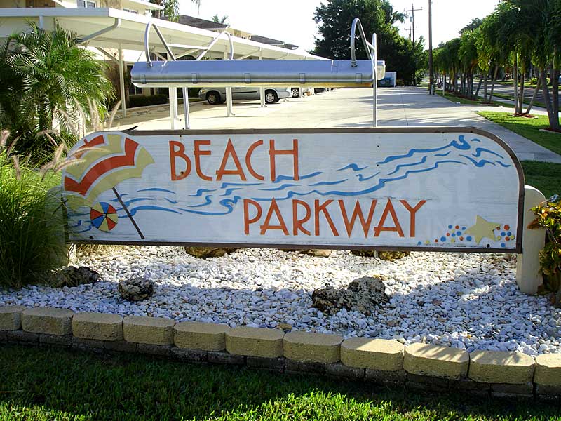 Beach Parkway Signage